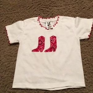 Vintage Kiddie Korral white cowgirl boots top Size 2-4